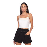 Blusa Sommer Cropped Linho