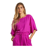 Blusa Sommer Roxo Selene