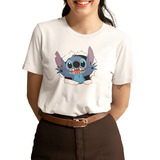 Blusa Stitch Camiseta Feminina