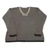 Blusa Suéter Feminina Gola V Plus Size Veste 46/48/50 C20026