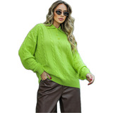 Blusa Sueter Feminino Oversized