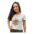 Blusa T-shirt Feminina Baby Look Estampas Coração Importado