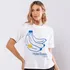 Blusa T-shirt Feminina Manga Curta Camiseta Soltinha Estampa