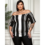 Blusa T shirt Ombro