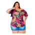 Blusa T-shirt Plus Size Tamanho Grande Linda Várias Estampas