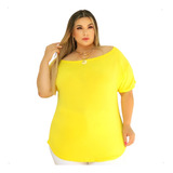 Blusa T-shirt Plus Size Tamanho Grande Linda Várias Estampas