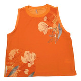 Blusa Tecido Cavada Estampada