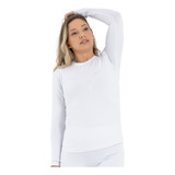 Blusa Térmica Feminina Flanelada De Inverno Segunda Pele