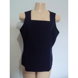 Blusa Tipo Colete Azul