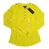 Blusa Tommy Hilfiger Feminina Botão Manga Longa Amarela