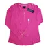Blusa Tommy Hilfiger Feminina Botão Manga Longa Rosa Pink