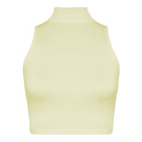 Blusa Top Cropped Gola
