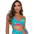 Blusa Top Cropped Sutiã Estampado Festa Balada Luxo Promo