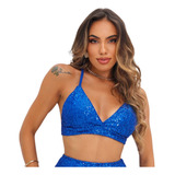 Blusa Top Cropped Sutia