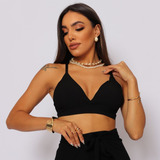 Blusa Top Cropped Sutia