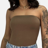 Blusa Top Cropped Tube