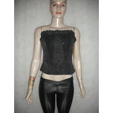 Blusa Top Tqc Preto Tipo Festa Tam P Betelgeuse Usado Bom Es