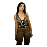 Blusa Transpassada De Toque