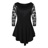 Blusa Tres Quartos Plus