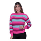 Blusa Trico Feminina Manga