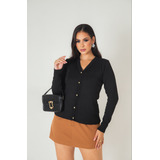 Blusa Trico Manga Longa