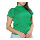 Blusa Trico Modal Manga