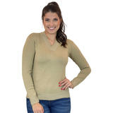 Blusa Tricot Basica De