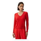 Blusa Tricot Basico Decote