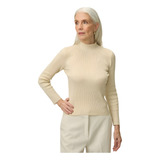 Blusa Tricot Canelada 241435914