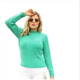Blusa Tricot Canelada Tam