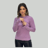 Blusa Tricot Manga Longa