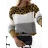 Blusa Tricot Manga Longa Comprida Onça Animal Print