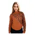 Blusa Tricot Manga Longa Sueter Moda Animal Print