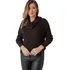 Blusa Tricot Modal Gola Boba Mangas Longas Shape Solto 