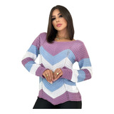 Blusa Tricot Zig Zag