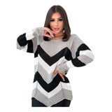 Blusa Tricot Zig Zag