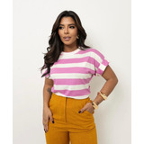 Blusa Tshirt Camiseta Listrada
