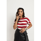 Blusa Tshirt Camiseta Listrada