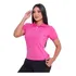 Blusa Tshirt Feminina Baby Look Gola Polo Básica Algodão