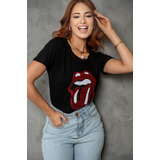 Blusa Tshirt Luxo Lingua