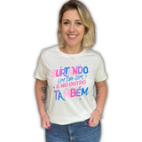 Blusa Tshirt Surtando - Camiseta Feminina - 100% Algodão