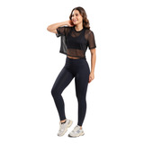 Blusa Tule Transparente Academia