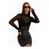 Blusa Tule Transparente Feminina Segunda Pele Tendencia