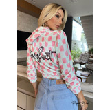 Blusa Veludo Verde Agua