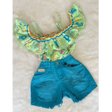 Blusa Verde Ombro E