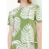 Blusa Viscocrepe Estampada