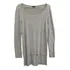 Blusa Viscose Cinza Costas Alongada Da Le Lis Blanc - Tam M