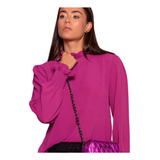 Blusa Wool Line Crepe