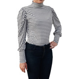 Blusa Xadrez Feminina Country