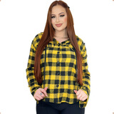 Blusa Xadrez Quadriculada Feminino